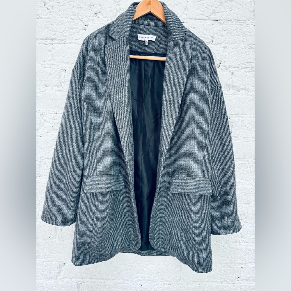 Current Air Charcoal Tweed Blazer